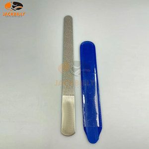 Jackbilly Enterprises Diamond Deb Manicure Limas de uñas Superficie de cristal duradera Cuidado de uñas de precisión Acero inoxidable de doble cara - Product Image 2