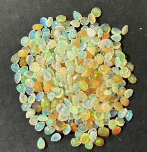 Top qualité éthiopien coupe de feu opale mélange formes et tailles bijoux et bague taille pierre précieuse naturel éthiopien feu Cabochon - Product Image 2