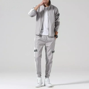 2025 Autumn Spring Tracksuit Sweatshirt SweatPants Trousers For Men Set Two Piece Running Sport <b>Clothes</b> - Product Image 5