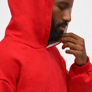Sweat à capuche en molleton lourd en coton surdimensionné pour homme avec logo personnalisé OEM 485 GSM Vêtements de rue décontractés Vêtements d'hiver Sweat à capuche en gros - Product Image 3