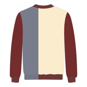 Suéter de punto blanco de 3 tonos Año de Fundación Premium Divine Nine Greek Fraternity Apparel Chenille Bordado Pullover Classic - Product Image 3