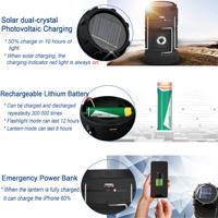 Offre Spéciale lampes de Camping à énergie solaire, lampes de tente à LED USB haute luminosité pour l'extérieur