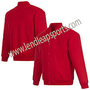 Chaqueta de béisbol de manga larga personalizada al por mayor para hombre, últimos diseños, cuello levantado de secado rápido, variedades lisas en blanco - Product Image 5