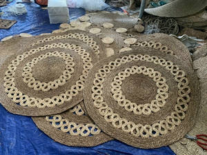 เสื่อหญ้าทะเลทอจากหญ้าทะเลเสื่อธรรมชาติพรมเป็นมิตรต่อสิ่งแวดล้อม - Product Image 5