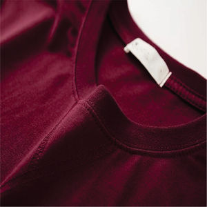 2025 Logo personnalisé T-shirts pour hommes 100% coton Anti-rides haute rue col montant léger en gros - Product Image 3