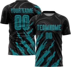 Chemises de football légères à séchage rapide imprimées par sublimation OEM ODM personnalisées 2025. Nouveau Style Pro Sports Kits Couleurs Personnalisées Logos. - Product Image 2