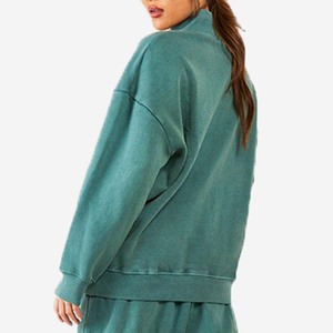 เสื้อฮู้ดแบบซิปสำหรับผู้หญิงผ้าคอตตอนซักแบบ2 in 1สไตล์วินเทจสำหรับฤดูหนาว100% - Product Image 5