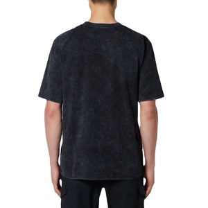 Ensemble deux pièces décontracté pour homme : T-shirt élégant délavé à l'acide et short, en coton, idéal pour l'entraînement sportif estival 2026 - Product Image 4