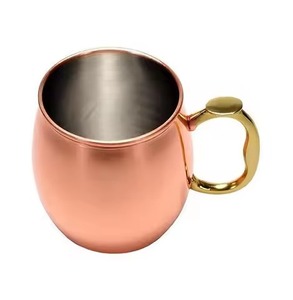 Black Finished Handmade Copper <b>Mug</b> With Dual tone Finished Set Of 2 Copper <b>Mug</b> - Product Image 5