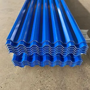 Thickness 0.12mm-1.2mm ASTM galvanized corrugated orange color coated gi zinc steel roofing sheet