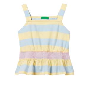 Prix usine grande taille enfants filles Twin ensemble dernier bloc de couleur coton/fibre de bambou tenue décontracté Jersey deux pièces débardeur été - Product Image 6