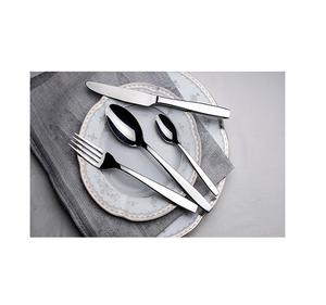 Couverts décoratifs au Design moderne en acier inoxydable, poignée martelée forgée et polie miroir par Axiom Home Accents - Product Image 2