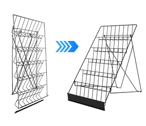 6-Tier dây Countertop Giá Kim Loại Cuốn sách hiển thị giá Tạp Chí giá - Product Image 3