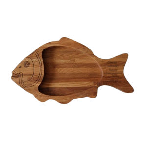 Plateaux en bois de forme et de taille personnalisées accessoires d'ustensiles de cuisine vaisselle de salle à manger plateaux de service plats en bois - Product Image 5