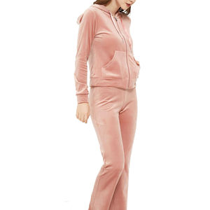 OEM Manufacturer Custom Blank <b>Velvet</b> <b>Tracksuit</b> for <b>Women</b> Top Trending Casual and Outdoor Wear <b>Women</b> <b>Velvet</b> <b>Tracksuit</b> - Product Image 6