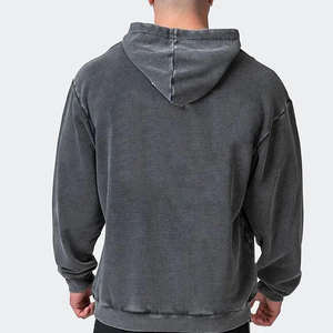 Sudaderas con capucha extragrandes estilo pulóver lavado ácido para hombre a precio razonable Sudaderas con capucha lavadas ácido para hombre de talla grande de alta calidad más vendidas - Product Image 2