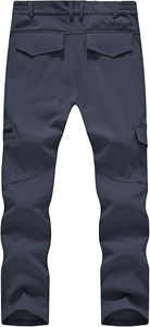 กางเกงวอร์มคาร์โก้สำหรับผู้ชายกางเกงขนแกะ100% ลำลองแบบมีกระเป๋าหลายใบดีไซน์ตามสั่ง - Product Image 4