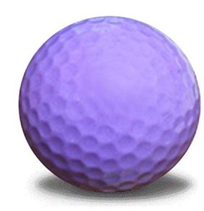 Bolas de golf de torneo con logotipo y diseño morados personalizados Bolas de práctica de capa con color personalizado - Product Image 4