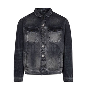 Veste d'hiver en jean sur mesure pour hommes dernière conception veste d'hiver en jean pour hommes à bas prix - Product Image 1