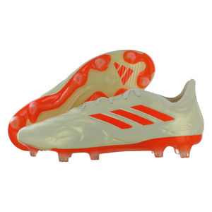 รองเท้าอาดิดาส โคปา เพียว.1 สำหรับสนามหญ้าจริง รุ่นยูนิเซ็กซ์ สี: ขาวอมเหลือง/สีส้มทีม/ขาวอมเหลือง ของแท้ 100% - Product Image 1
