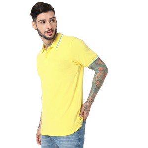 Nouvelle arrivée pour hommes séchage rapide pour polos grande taille conception unique tissu de toile à motif solide fabriqué au Pakistan - Product Image 3