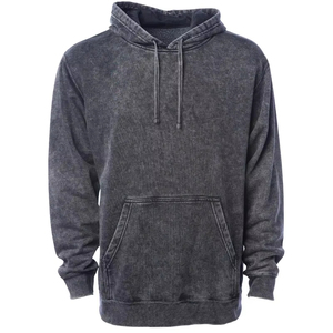 Hot Sale OEM Mens Oversized 100% Cotton Pullover Acid Wash Vintage Hoodie Screen Print <b>Spray</b> Color Sun Faded Hoodie Breathable - Product Image 1