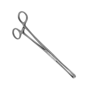 Tisu bedah Allis penjepit forsep dengan Tang pengunci bergigi alat usus dokter hewan besi tahan karat. - Product Image 3