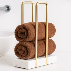 Llamativo; Porta toallas de metal que combinan estilo y practicidad de forma equilibrada, una llegada increíble. - Product Image 4