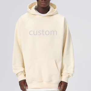 Conception populaire Hommes Drop Shoulder Hoodie Basics coton mélangé durable trucs léger Drop Shoulder Hoodies pour une utilisation en extérieur - Product Image 1