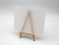 Feuille de polycarbonate givrée transparente, panneau de toiture en polycarbonate givré solide pour puits de lumière, mur d'intimité et auvent, résistant aux UV