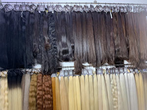 Extensiones de Cabello Vietnamita 100% Virgen al por Mayor, Color Rubio, Todas las Longitudes de 12 a 32 Pulgadas, Puntas de Cabello Super Doblemente Tramadas - Product Image 4