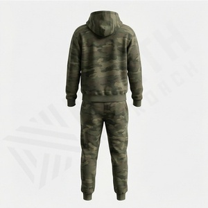 Chándales Deportivos Casuales Personalizados de Alta Calidad para Hombre, 100% Algodón, Cuello con Capucha, Transpirables, Corte Regular - Product Image 2