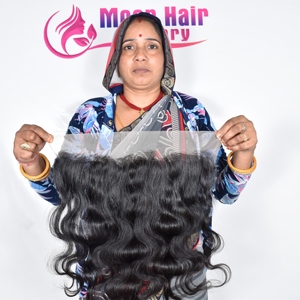 Extensions de cheveux humains Remy de qualité supérieure en gros 2025, styles indiens Bodywave Frontal, tous les produits sont disponibles à la vente. - Product Image 5