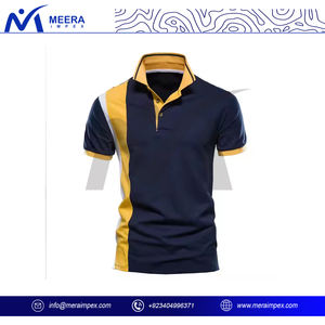 เสื้อโปโลผู้ชาย, เสื้อคอตตอน100% สั้นปกคลาสสิกระบายอากาศแห้งเร็วลำลองฤดูร้อนสำหรับใส่ในสำนักงานและสวมใส่ทุกวัน - Product Image 3