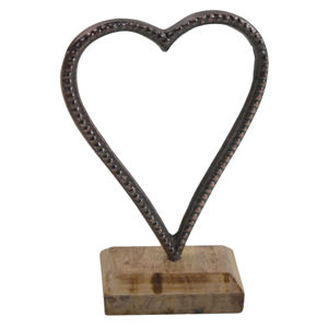 Wholesale <b>Copper</b> Antique Heart Shape Metal Craft <b>Ornaments</b> for Christmas Wedding Decoration Good Quality Material Used in Metal - Product Image 3