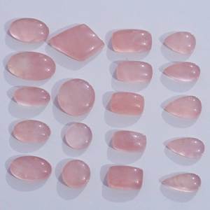 Quartz rose naturel de qualité supérieure, pierres précieuses en vrac, cabochons de formes variées, qualité supérieure, taille personnalisable, pierres précieuses fines pour la fabrication de bijoux - Product Image 6