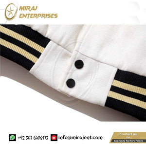 Hombres Furry Fish Bone bordado mujeres Varsity chaqueta de cuero manga Hip Hop Street College carta bombardero abrigo chaqueta de béisbol - Product Image 5