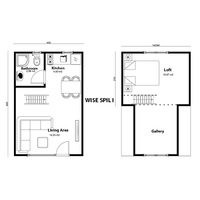 Wise Spil I Cabaña de Madera Prefabricada Ecológica, Segura, Rústica e Impermeable, Duradera, Tratada a Presión, para Oficina, Jardín o Villa