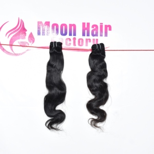 Extensions de cheveux humains de temple du sud de l'Inde, Bodywave, 100% vierges, brutes, vente en gros d'usine, aspect naturel, textures Remy, cuticules intactes, à vendre - Product Image 2