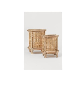 Cesta de maceta de ratán de Diseño Artesanal, decoración interior y balcón, macetas, Mini contenedores de plantas - Product Image 1