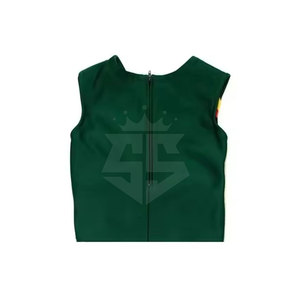 ชุดยูนิฟอร์มเชียร์ลีดเดอร์ของผู้หญิงผ้าสแปนเด็กซ์/ โพลีเอสเตอร์แห้งเร็วขนาดและสีปรับแต่งได้ - Product Image 3