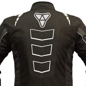 Chaqueta ligera de pana para montar en moto para hombres, protección de armadura CE, patrón de cuello levantado transpirable para clima caliente Touring - Product Image 5