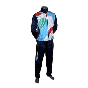 Venta al por mayor personalizado Running Stripes Zip Jogging Sublimación Chándal - Product Image 2