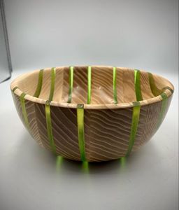 ออกแบบเรซินซุปเปอร์อีพ็อกซี่ราคาไม่แพงและชามกลมสลัดไม้ธรรมชาติเสิร์ฟอาหารชามก๋วยเตี๋ยวข้าวสลัดในราคาโรงงาน - Product Image 2