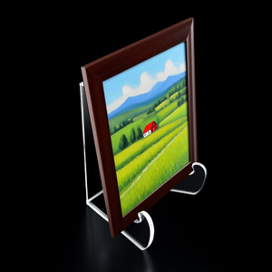 Rõ ràng Acrylic tấm hiển thị đứng nhựa góc Giá vẽ chủ <span class=keywords><strong>lucite</strong></span> hiển thị giá cho thẻ khung hình ảnh Tạp Chí cuốn sách <span class=keywords><strong>CD</strong></span> điện thoại - Product Image 2