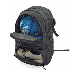 Bolsa de equipo deportivo escolar personalizada nuevo logotipo elegante mochila de baloncesto impermeable Unisex cremallera malla de poliéster conveniente viaje - Product Image 4