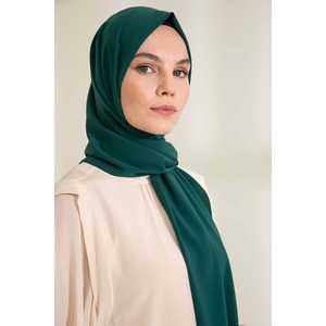 ผ้าคลุมไหล่ไหมสีเขียวเมดินาไพน์ - Product Image 4