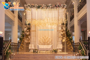 Evento de boda perfecto Elefante Colmillo Pilares Mandap Mejor Tronco Pilares Boda Mandap Fabuloso Elefante Boda Mandap Set EE. UU. - Product Image 2