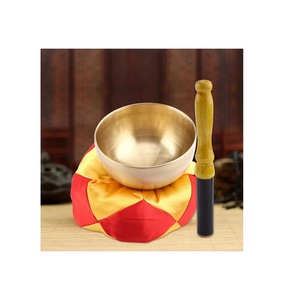 Cuenco musical de latón de diseñador antiguo con diseño tallado, perfecto para eventos religiosos, meditación, curación y prácticas espirituales - Product Image 5