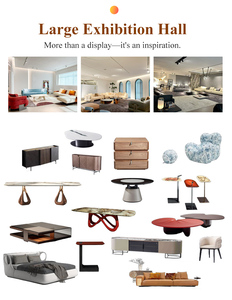 Divano di Lusso Design Originale <span class=keywords><strong>in</strong></span> Vera Pelle con Pietra di Giada <span class=keywords><strong>Naturale</strong></span> di Alta Qualità e Struttura <span class=keywords><strong>in</strong></span> <span class=keywords><strong>Legno</strong></span> per Arredamento Soggiorno di Villa - Product Image 3